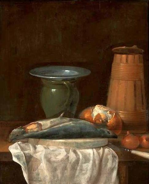 Charles Philips Simple meal France oil painting art